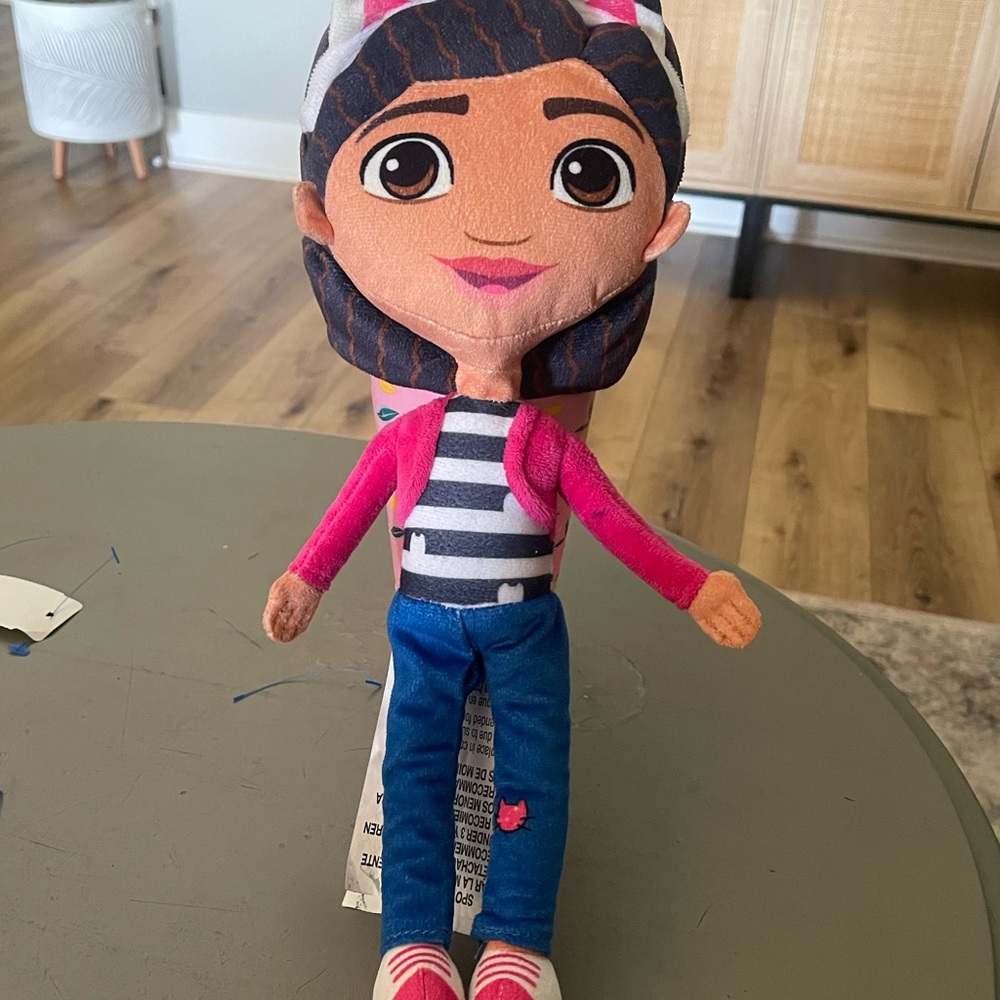 Dreamworks Pink and Blue Gabby’s Dollhouse Gabby 14” Plush Doll - Picture 2 of 11